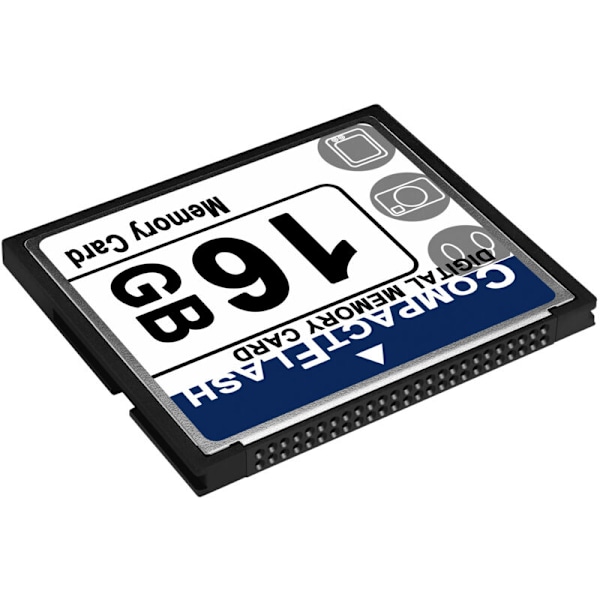 Professionellt 16GB Compact Flash-minneskort (Vit & Blå)