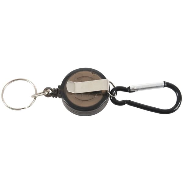 10 x Retractable Desktop ID Card Badge Holder, Carabiner Clip Keychain