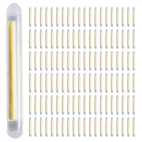 200 st Fiskestavar Fluorescerande Stick Lightstick LED Mörka Stavar Tillbehör 2,2 mm