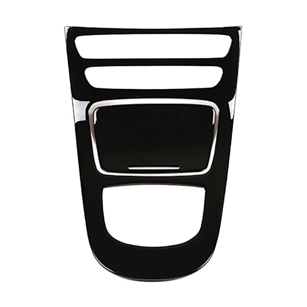 Auto Glossy Black Central Gear Shift Panel Dekal Interiör Modifikation för E Klass W213 E260 E300 E53 2021+