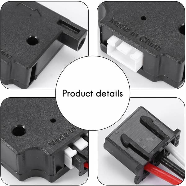 3D-printer filament detektionsmodul med 1M kabel materiale udløb sensor detektor til 3D-printer 3 CR10
