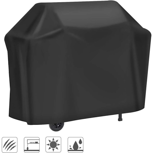 Grillskydd, Tjockt 210D Oxford Presenning Skydd BBQ Skydd UV-skydd/Vattentätt/Fuktsäkert Grillskydd (145 61 117cm) -