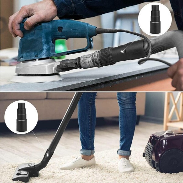 Universal dammsugaradapter/elverktygsadapter, används för olika dammsamlare, dammsugaranslutning