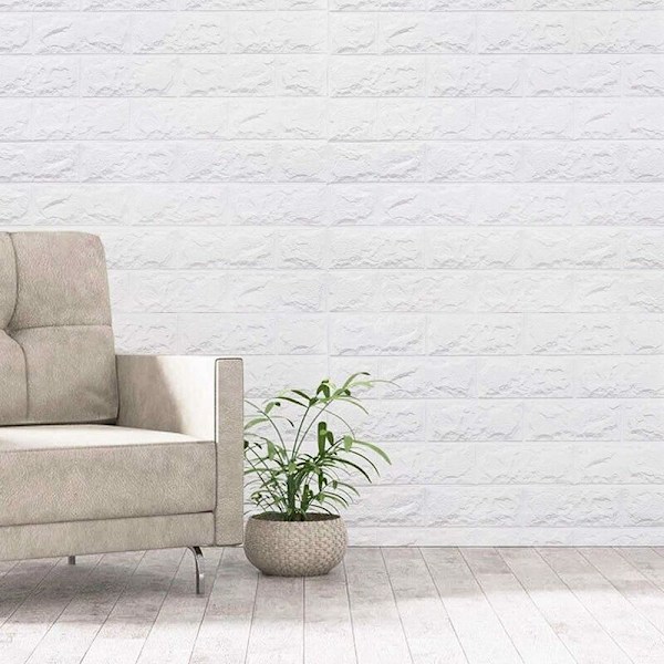 Självhäftande 3D PVC Väggpaneler 77 x 70 cm