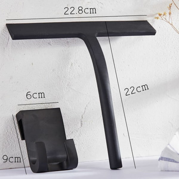 Silikonblad Duschsqueegee Badrumsqueegee Duschsqueegee för Badrum Glasväggsrengörare för Duschar, Fönster med Silikon