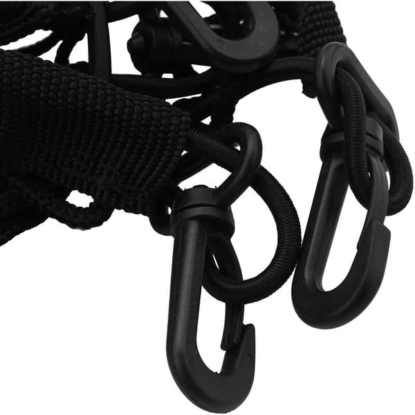 Sort Nylon Elastisk Opbevaring Bagagerum Bagagenet 100Cm X 100Cm