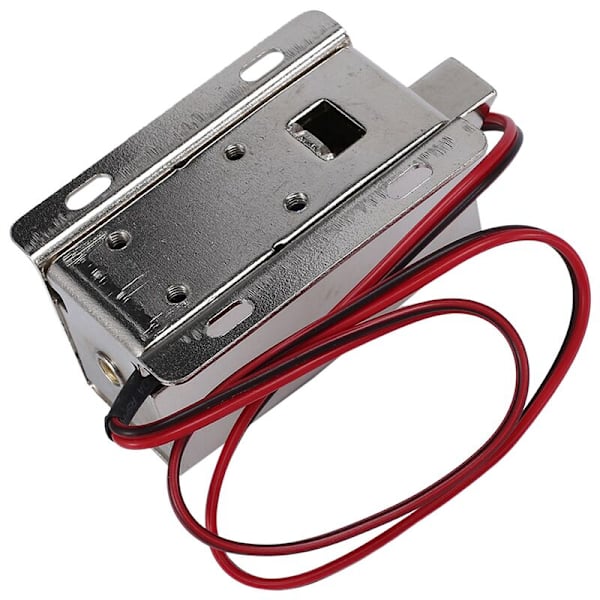 DC 12V Mini sähkömagneettinen lukko Sähköinen lukkopultti Pieni sähköinen ohjauskaapin ovilukko (B)