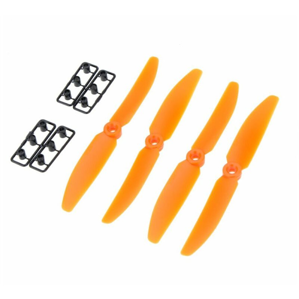 2 par 5030 propeller 5 3 2-blad prop CW/CCW för QAV250 C250 H250 Quadcopter (orange)