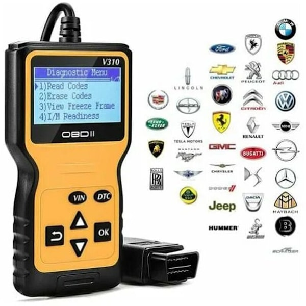 Auto Diagnostisk Scanner Værktøjer Auto Læser Bil Læser Læs og Ryd Motor Fejl Koder Detect -DENUOTOP