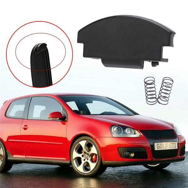 5 st svarta låsknappar för armstödslock till bilens mittkonsol för GOLF Mk4 B5 3B0868445