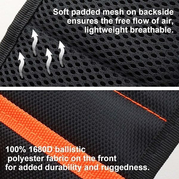 Justerbart magnetiskt armband med 15 magneter, DIY-present för män, för att hålla skruvar, spikar, borrbitar, 2020 julkalender för män