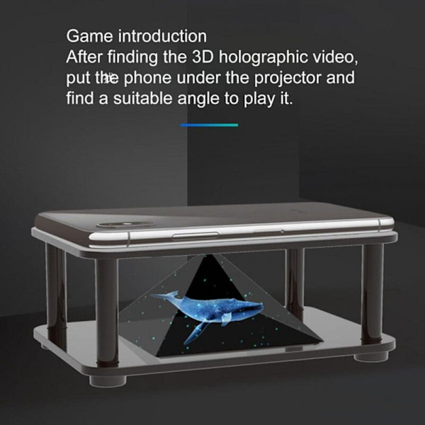 3D-hologrammiprojektio DIY Lasten Koulutuslelu Tiedekoe Teknologian Tuotanto Makuuhuoneeseen