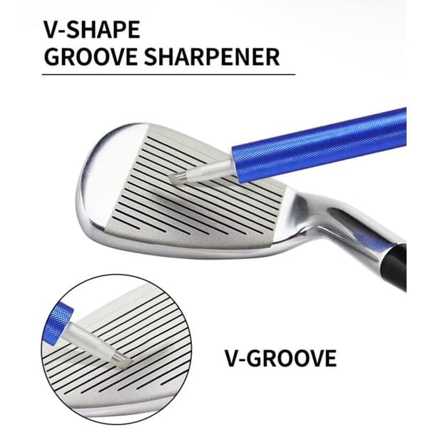 Golfklubb dobbelthode sporfresingsverktøy Golfklubb sliperhode Solid Wedge Golf tilbehør, svart
