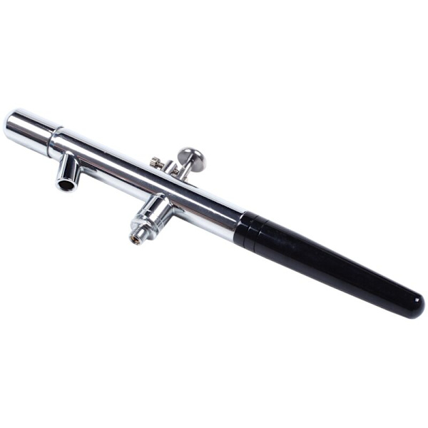 Dubbelverkande Airbrush Kit 0,35 mm Siphon Feed Verktyg Spray Air Brush för Makeup Tårta Konst Tillfällig Kropp med Trachea Glasögon