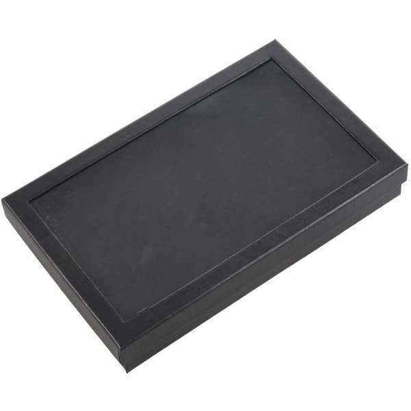 36 Slots Øreringe Display Box Ring Opbevaring Transparent Display Showcase Case Organizer Holder Sort