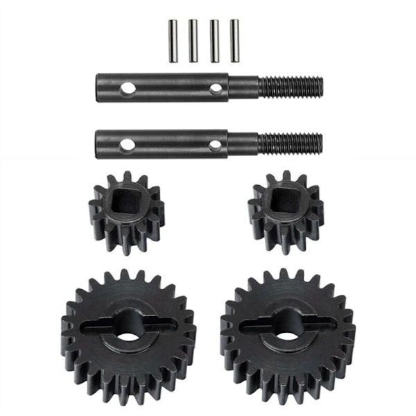 AR45 F9 Portal Axle Portal Gear Set 23T/12T ja Portal Stub Axle Axial SCX10 III Capra 1/10 RC-auton päivitysosiin