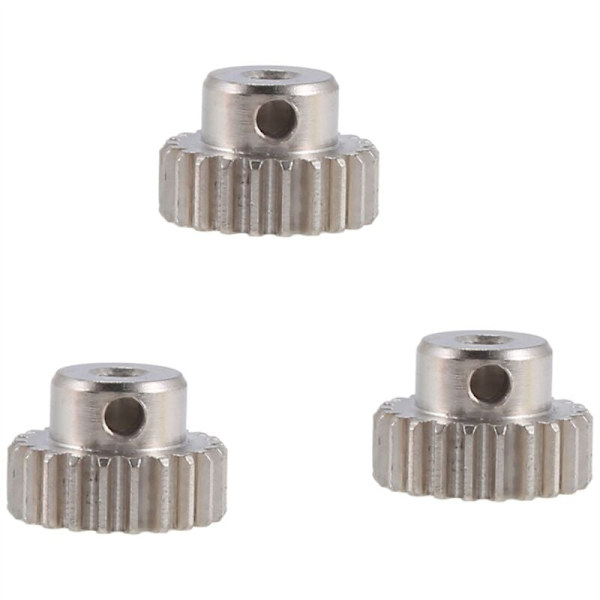 3 st 3,175 mm metall axel kugghjulsmotor 32DP 48DP 64DP M0,6 M0,8 för 1/10 1/8 RC bil 3650 3660,22t