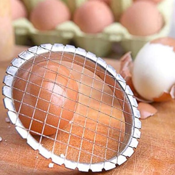Æggeskærer i rustfrit stål Skæreværktøj Æggekasse Køkken grøntsagsværktøj