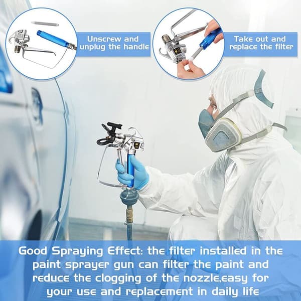 14 Spray Tips Air Paint Sprayer Tips med spetsskydd Luftfärgspruta eller Luftssprutmaskindelar