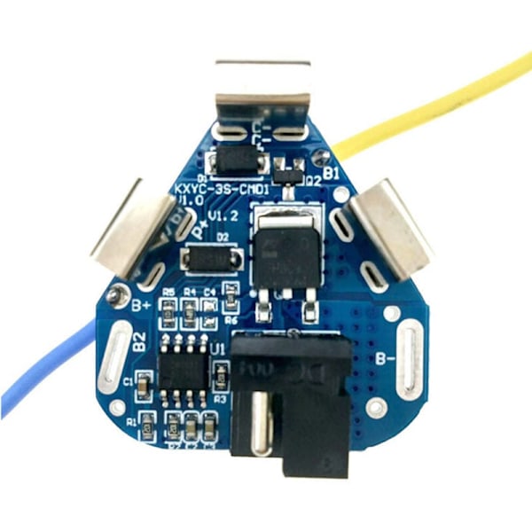 1 stk 3S 12.6V BMS 18650 Litiumbatteri Beskyttelseskort Ekstern Utjevner Balanserer for Elektrisk Drill