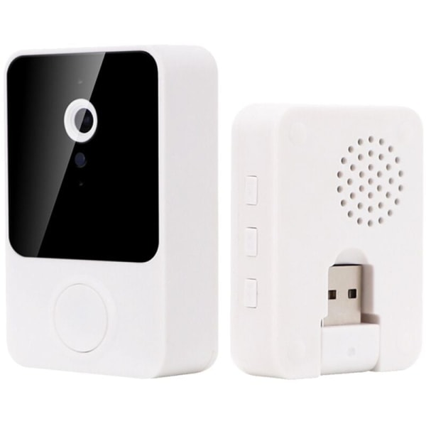 Smart Visual Doorbell Wireless WIFI Doorbell Smart Security Doorbell Camera with Night Vision Real-Time Monitoring