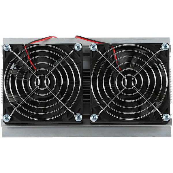 200 X 115 X 8,5Mm 120W Termoelektrisk Peltier Halvleder Kølesystem Kit Dobbelt Blæser