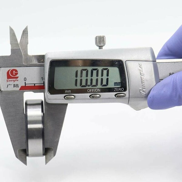 6201-2RS Kugleleje 12 x 32 x 10 mm - Dobbelt Gummiforsegling - ABEC 5 - For-smurt Kugleleje - Pakke med 4
