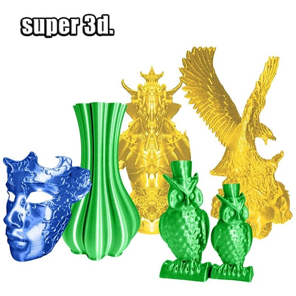 3D-tulostusmateriaalit, korkea puhtaus 1,75 mm korkea läpikuultava 1 kg FDM-tulostusfilamentti, keltainen