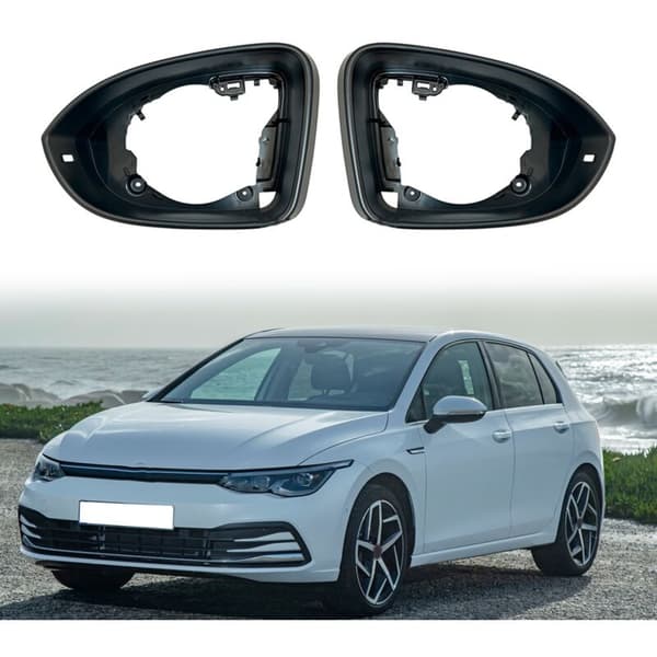 1 par glasbackspeglar för Golf sidobackspegelram Mk8 2020-2022