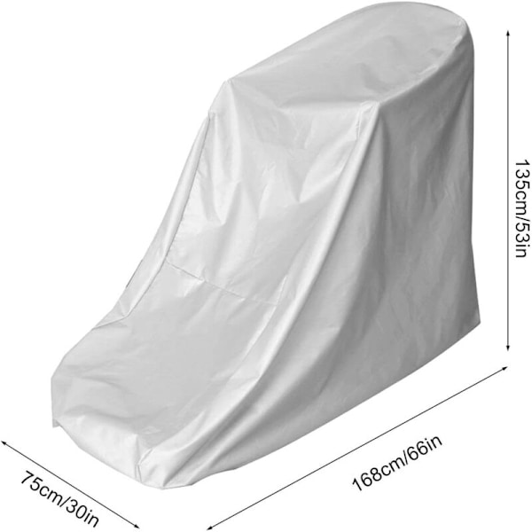 Löpbandsöverdrag - 168x75x135cm - Damm- och vattentätt skyddande överdrag - För löpband inomhus - Inomhus- eller utomhusbruk