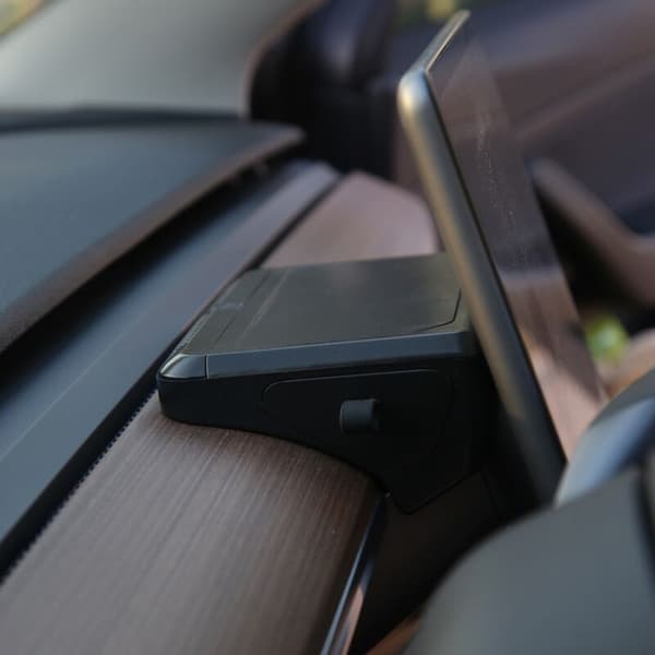Dashbord Aromaterapi Brilleetui Modifikasjonstilbehør for Model3 / Y-Svart Maling