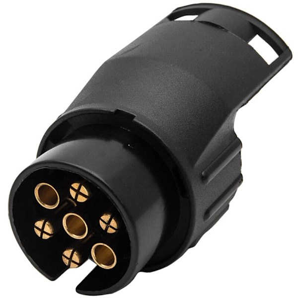Biltilbehør Adapter 12V 7/13 Plast Mini Konverter Adapter Tilhenger Traktor Strømstikkontakt