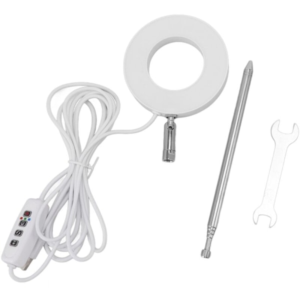 Växtbelysning Angel Ring Form Fullspektrum USB LED Halo Växtlampa för Inomhusväxttillväxt