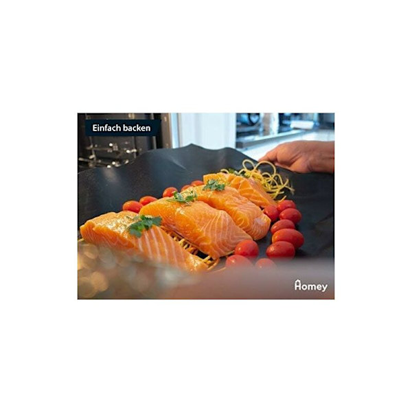 BBQ Bakplåtsmatta x5  Set med 5 XL grillmattor 50x40 cm återanvändbara non-stick  Arken för ugn elektrisk gas bbq kol trä mikrovågsugn silikon