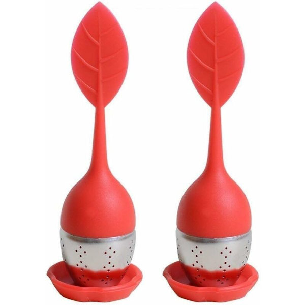 Teinfuser/Teinfuser/Diffuserfilter/Tesil, Teinfuser, Infuser laget av 100 % matkvalitet SiliCone og rustfritt stål av høy kvalitet, 2