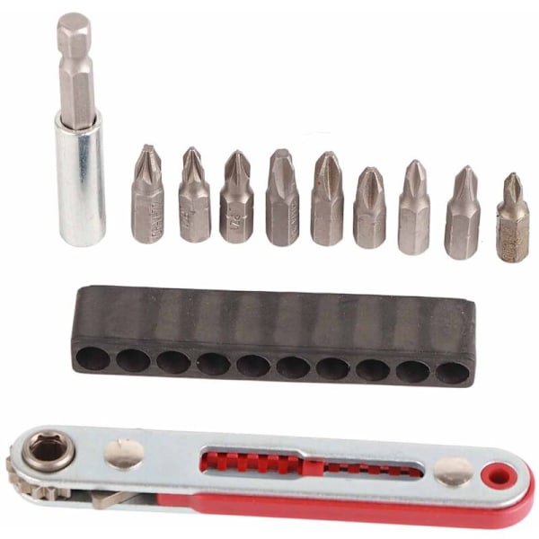 1 stk Mini Magnetisk Ratsj, 1/4\" Mini Nøkkel Ratsj Liten for Gadgets Hjem Maskiner og Andre Apparater