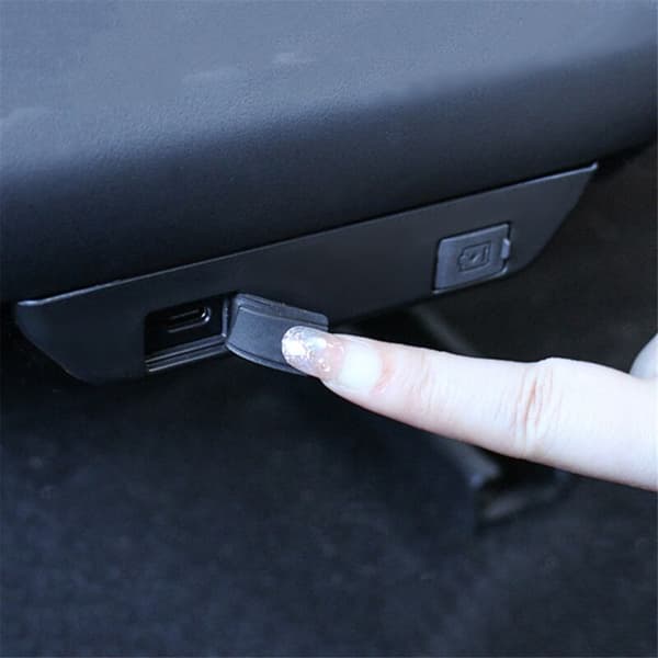 For Model 3 2024 Bakre Luftuttak USB-ladedeksel