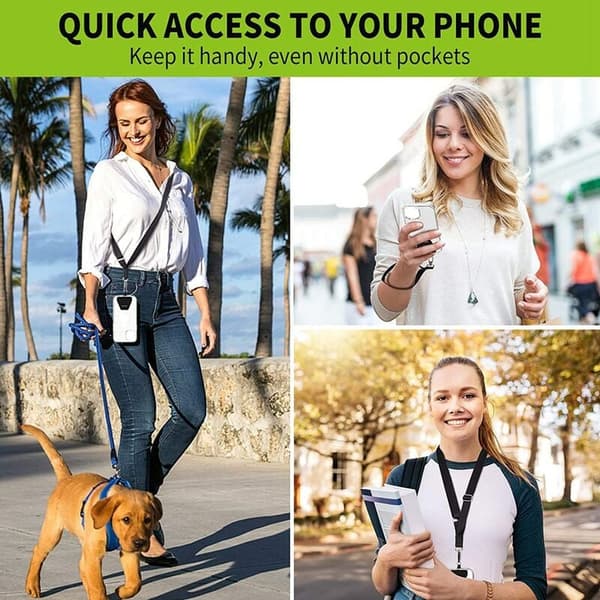 Mobiltelefon Lanyard, Universal Justerbar Rem, Egnet til Mobiltelefon Etui Nøgle ID-kort, til Android
