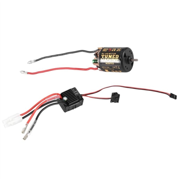 540 35T Harjattu moottori 1060 Harjattu ESC 60A 2-3S LiPo Vedenpitävä Sähköinen Nopeudensäädin 1/10 RC Autoon