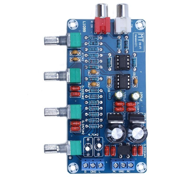 NE5532 OP-AMP HIFI forstærker lydstyrke tone EQ kontrolkort DIY-sæt