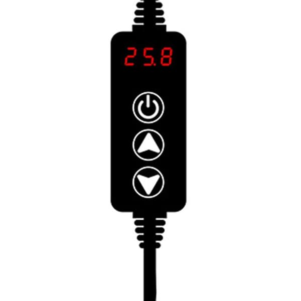 USB Mini Termostat Bryter LED Digital Kontroll Temperaturregulator Termometer Termoregulator DC 5-24V 12V