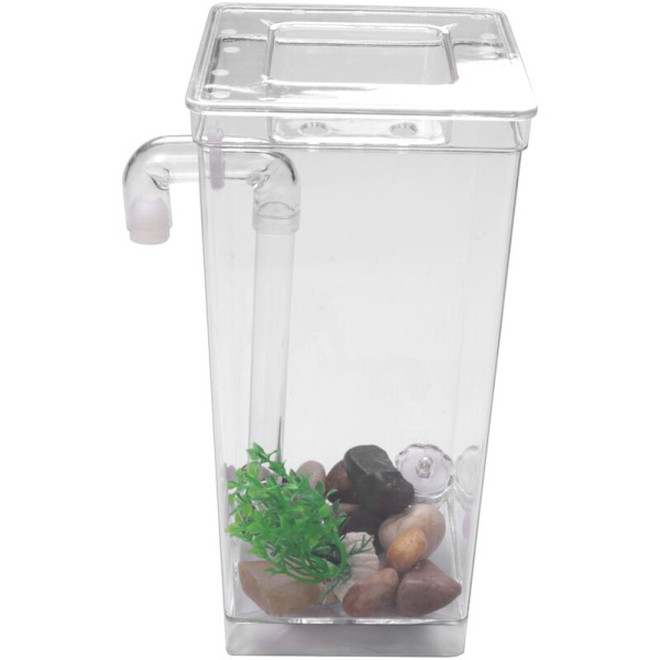 LED Mini Akvarium Självrenande Fisk Tank Skål Praktisk Skrivbordsakvarium för Kontorsdekoration Husdjurstillbehör