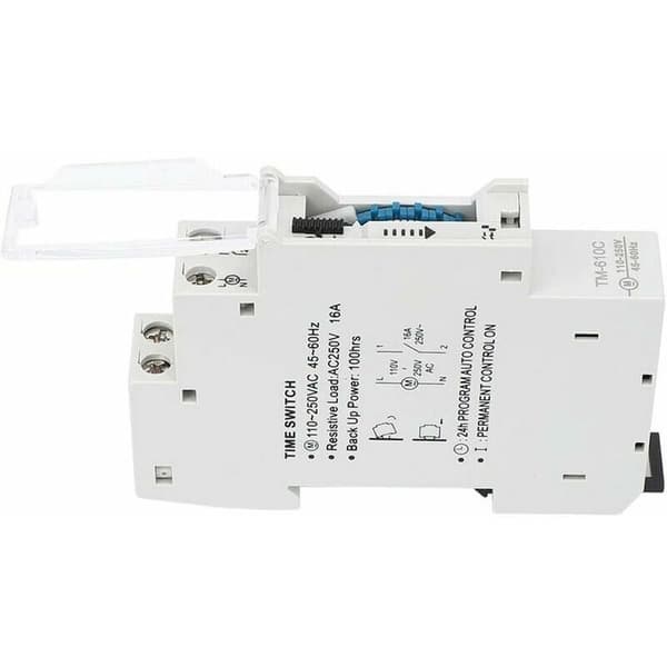 Rail Time Switch Intelligent DIN Rail Timing Control Switch TM610C 220V Timer Relay för gatubelysning