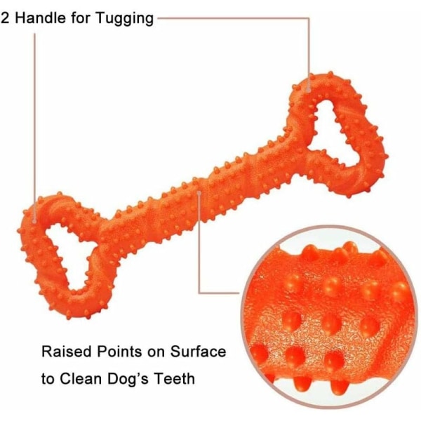 Uforgængeligt hundelegetøj til aggressive tyggere af store racer, solide tyggelegetøj til store hunde, interaktive legetøj til store hunde -