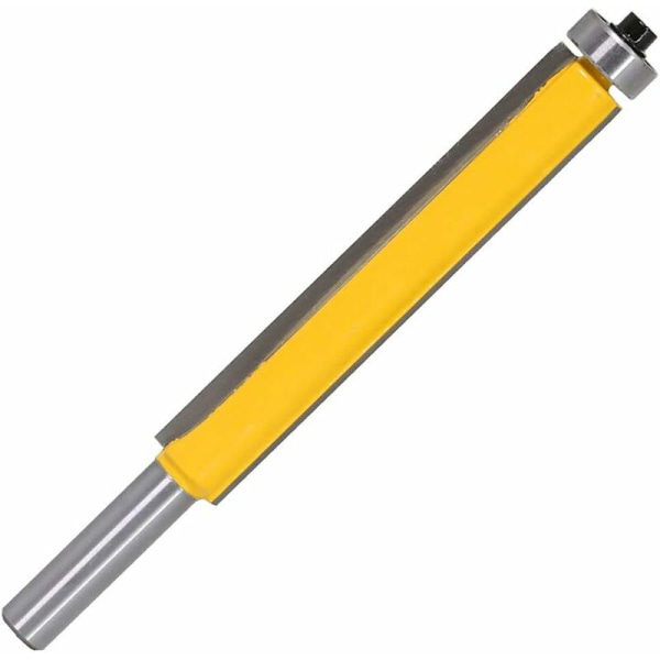 Puutyöstökoneen jyrsinkärki, erittäin pitkä terä, suora kärki - 76,2 mm, 8 mm varrella
