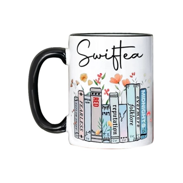 Swiftea Kaffeekopp - Søt og morsom kopp - Gave, for kvinner og jenter fans, Nyhetskaffe C