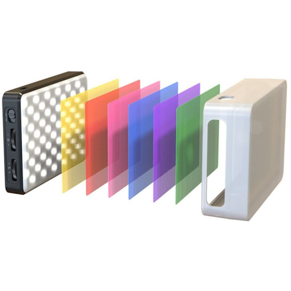 120 LED-telefonlampa, selfie-lampa, uppladdningsbar klämvideolampa, 3 justerade belysningslägen, för telefon, kamera, bärbar dator