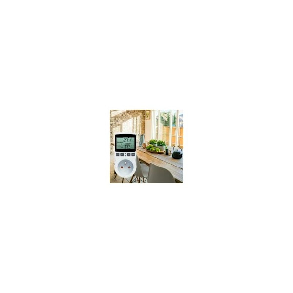 Termostatkontakt, Digital Timerkontakt, Programmerbar Digital Kontakt med Sensor, Programmerbar Digital Timer, Oppvarmingskontakt for Drivhus