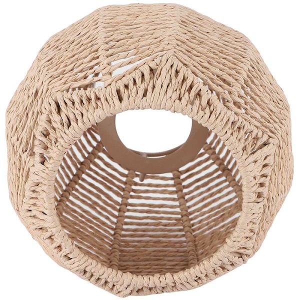 Rattan Lamp Cover Lighting Hand-Woven Chandelier Retro Lampshade Home Lampshade Decorative Chandelier