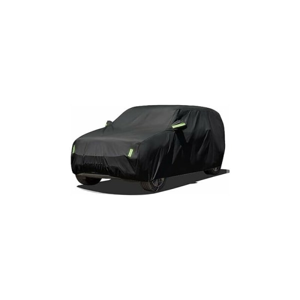 Waterproof SUV Car Cover 480 x 175 x 150cm Black Outdoor SUV Auto Protective Cover Waterproof SUV Cover